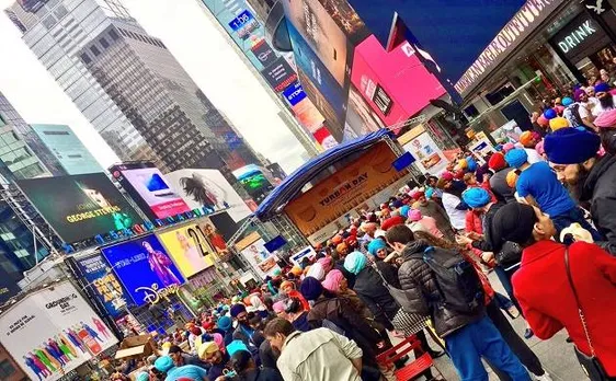 Turban Day: New York Times Square drenched in Sikh enthusiasm, experiences colourful evening