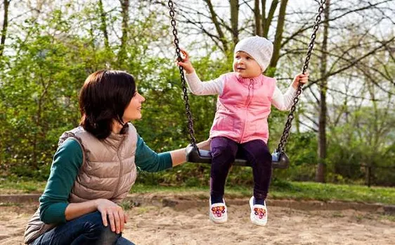 Playing on swings may help children learn how to get along with each other 