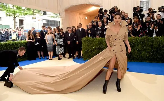 Priyanka Chopra's stunning trailing trench coat dress at Met Gala 2017: This is how twitterati reacted