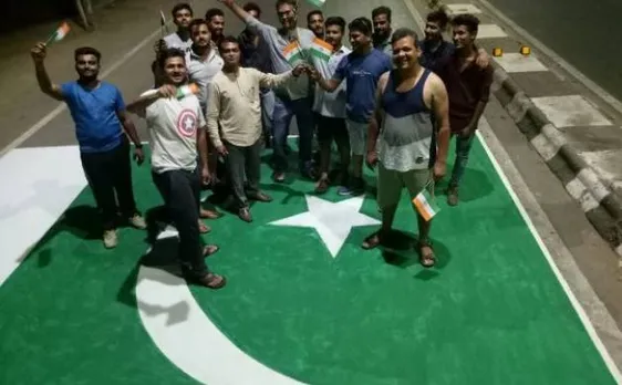 Mutilation of soldiers: Residents of Anand paint Pak flag on road in protest, police register case