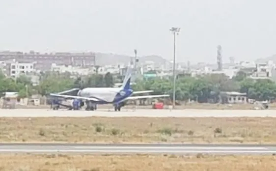 Delhi to Jaipur IndiGo flight 6E 942 collides with aerobridge at Jaipur airport