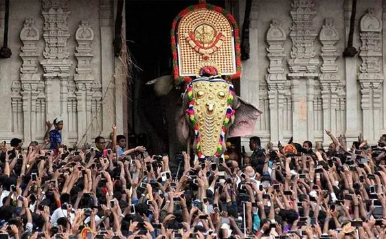 Thrissur Pooram 2017: Thousands celebrate festival as PETA raises issue of animalsâ€™ rights