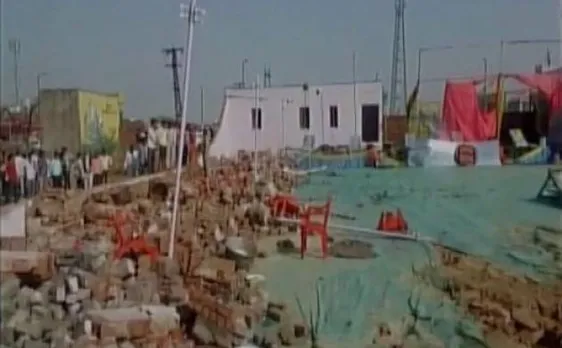 25 killed as wall of marriage hall collapses due to heavy storm and rain in Bharatpur