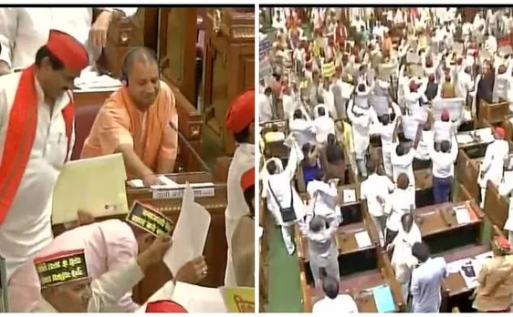 UP Assembly session, Day 1: GST bill tabled amid massive ruckus by opposition parties, papers thrown at Governor Ram Naik