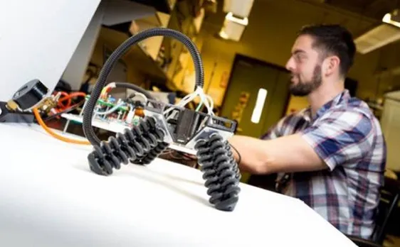 Scientists create 3D-printed, four-legged robot that can walk on sand and pebbles