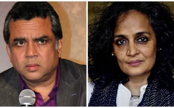 Paresh Rawal's controversial tweet on author Arundhati Roy missing?