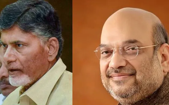 BJP President Amit Shah meets TDP chief N Chandrababu Naidu, discuss upcoming presidential polls