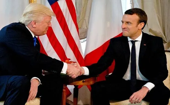 Emmanuel Macron: White-knuckle handshake with Donald Trump was 'a moment of truth'