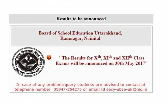 Uttarakhand UBSE class 10th and 12th Results 2017 announced; Check UK Board Results at ubse.uk.gov.in