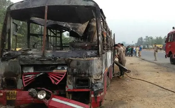 UP: 24 killed, several injured after bus catches fire in Bareilly; UP CM Adityanath, PM Modi announce ex-gratia