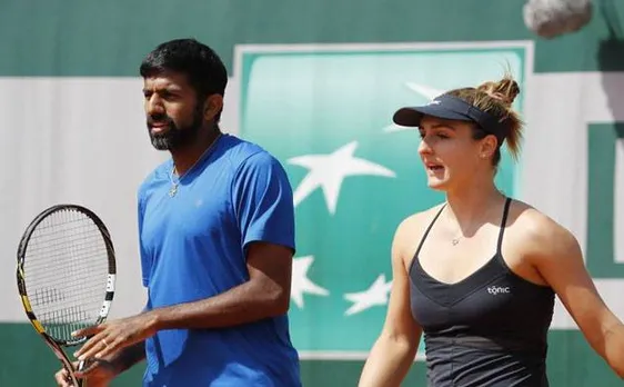 French Open 2017: Rohan Bopanna- Gabriela Dabrowski beat third seed Andrea Hlavackova and Roger Vasselin in straight sets to enter mixed doubles finals