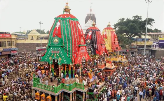 Ceremoinial bathing 'Snana Jatra' of Lord Jagannath celebrated in Puri amid high security