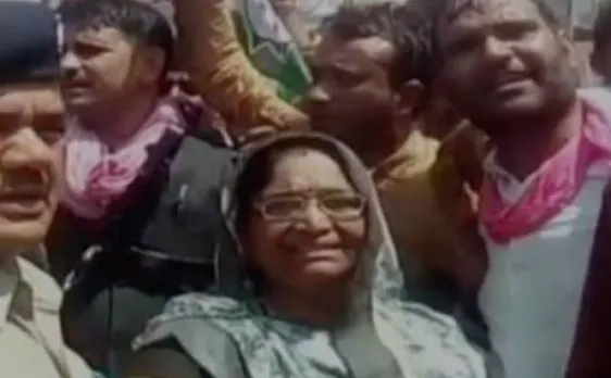 Caught on camera: Congress MLA Shakuntala Khatik asks supporters to burn down police station during farmers' protest in Shivpuri