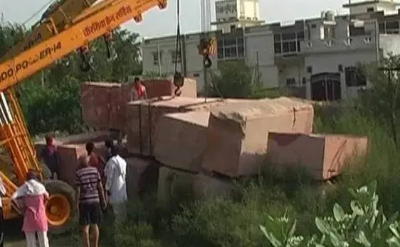 VHP starts stockpiling stones for Ram temple in Ayodhya, says construction to start within a year