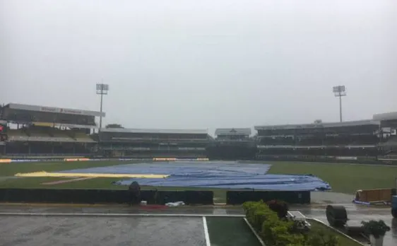 India vs West Indies | 1st ODI: Rain plays spoilsport after Shikhar Dhawan's 87, India 199/3