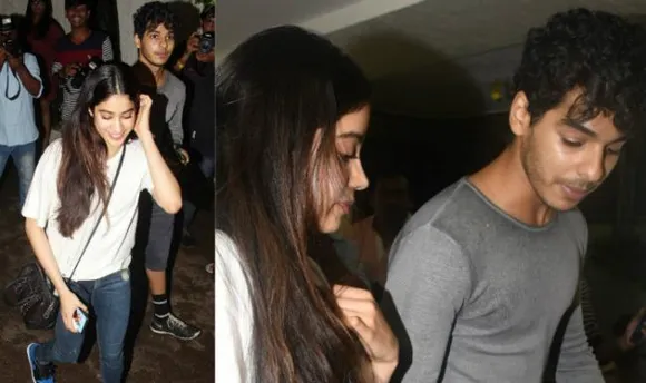 In Pics: Jhanvi Kapoor and Ishaan Khatter's latest duo will make you go Wow!