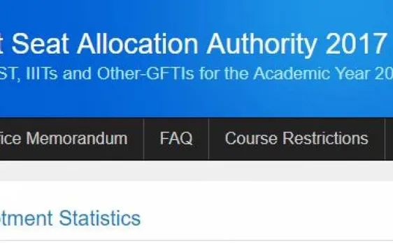  JoSAA Seat Allotment 2017: Second list released at josaa.nic.in by joint seat allocation authority; check here
