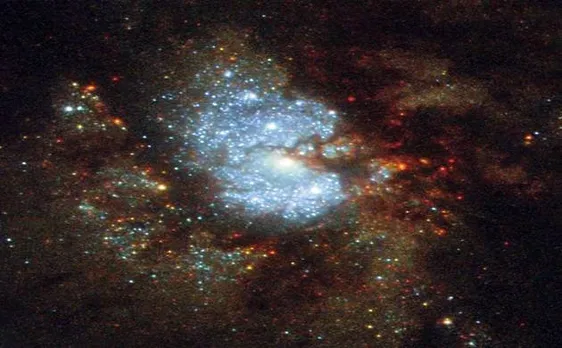 NASA's Hubble Space Telescope captures a hidden galaxy IC 342