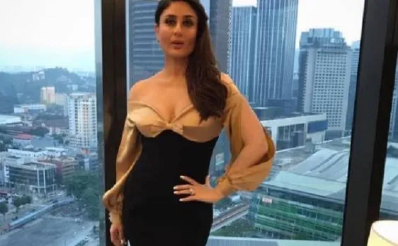 Kareena Kapoor Khan all set for her next number 'Veere Di Wedding' looks absolutely gorgeous in this black-golden dress