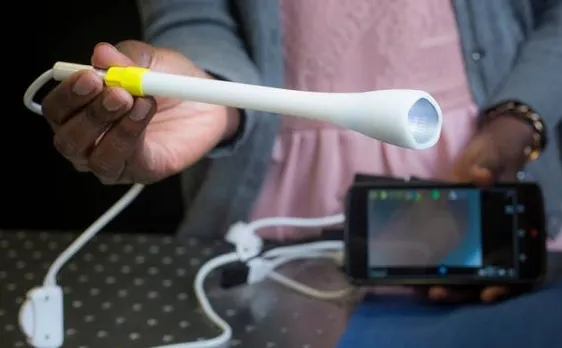 Handheld device for cervical cancer screening developed by an Indian-American