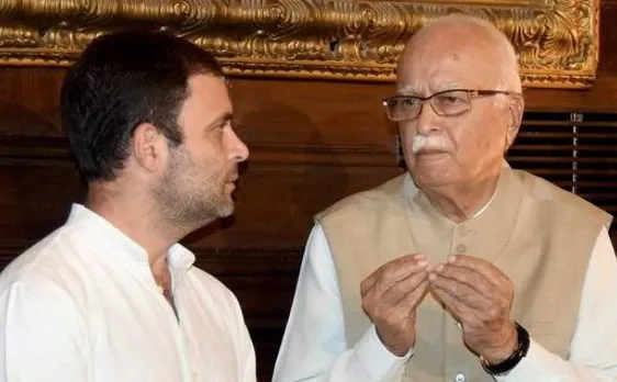 Rahul Gandhi, LK Advani talk in Lok Sabha as BJP, Congress row over issues