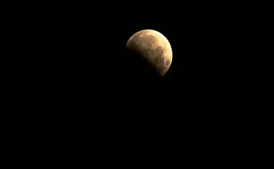 FIrst Partial lunar eclipse will visible on Monday night in India; SPACE India set up telescope for visitors