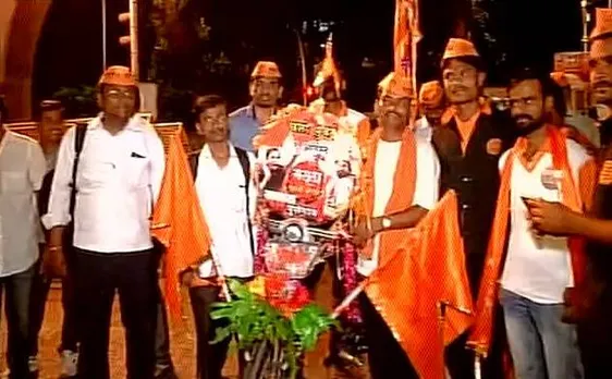 Maratha community starts protest rally to demand reservation in jobs