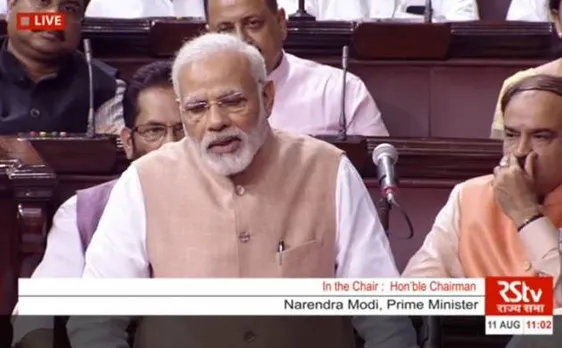 PM Modi in Rajya Sabha: 'For the first time all top posts are held by those with humble beginnings'