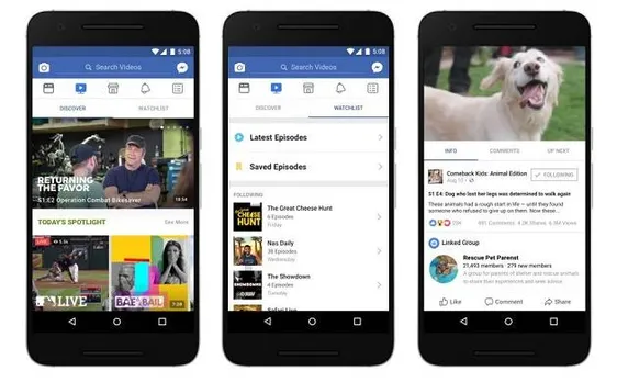 Facebook introduces Watch, its redesigned video platform