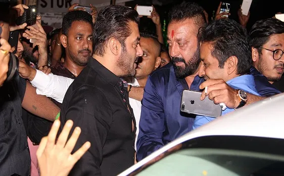 Sanjay Dutt and Salman Khan kick aside tiff rumours with Jadoo Ki Jhappi