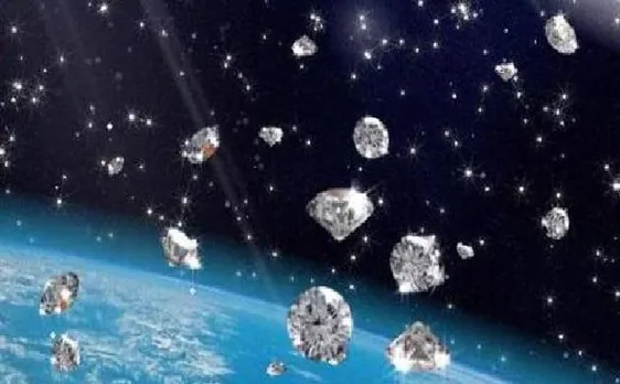 Diamond rain of Neptune and Uranus recreated on Earth using laser technology