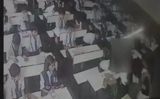 Watch | Lucknow teacher repeatedly slaps class III student for not responding to roll call