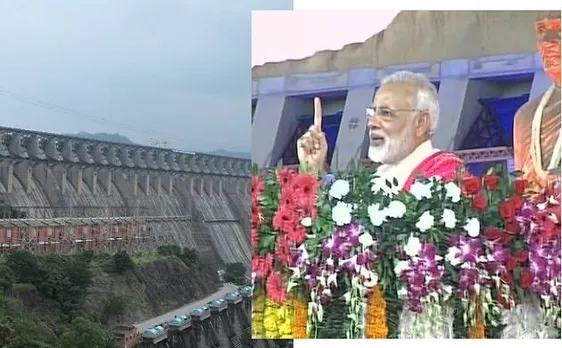People conspired to stop Sardar Sarovar Dam project but still completed it: PM Modi
