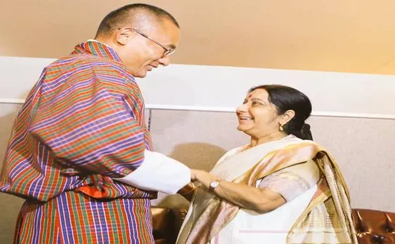 Sushma Swaraj meets Bhutanese PM, Tunisian FM on sidelines of UN General Assembly