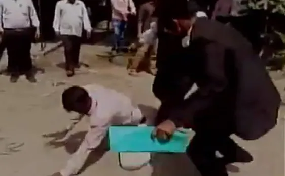 VIDEO: Rampur lawyer beats client black and blue over fees dispute