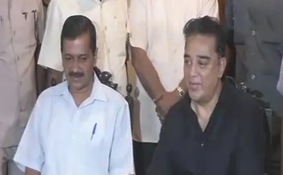 Chennai: Arvind Kejriwal meets Kamal Haasan, says actor should join politics