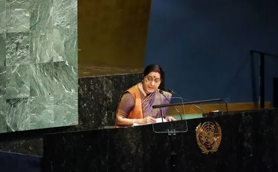 EAM Sushma Swaraj hits Pakistan left, right and centre at UNGA, top quotes
