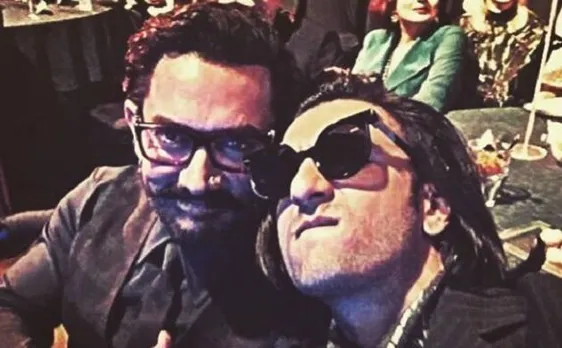 Ranveer Singh shares 'Thug Life' selfie with Aamir Khan! Take a look