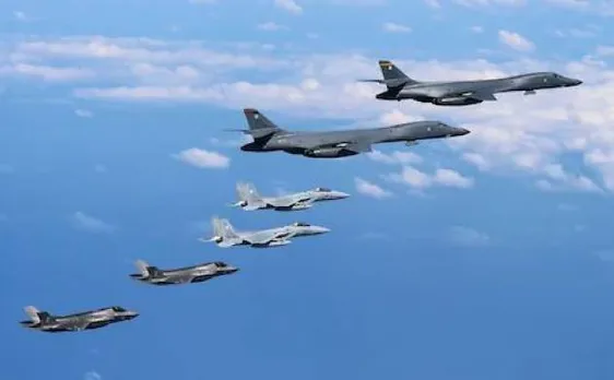 US bombers fly off the east coast of North Korea to display strength: Pentagon