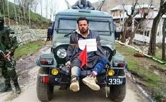 Jammu and Kashmir human shield had indeed voted before being tied to army vehicle, confirms interim report