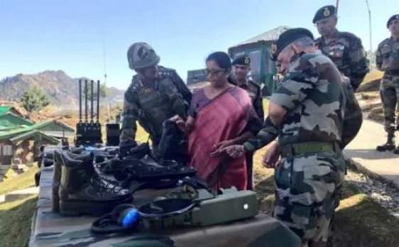 J&K: Nirmala Sitharaman reaches Srinagar, visits forward post on LOC