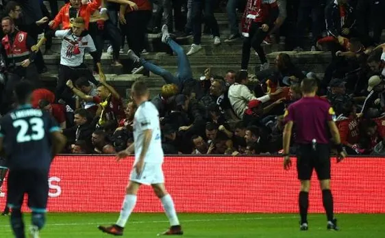 29 injured after barriers collapse in French football stadium