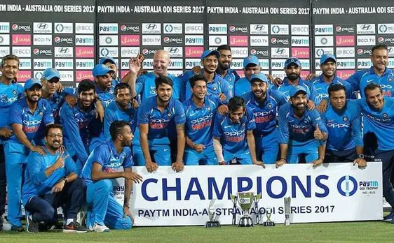 India vs Australia, 5th ODI: â€˜Men in Blueâ€™ thrash Aussies by 7 wickets, clinch series 4-1