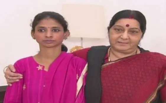 Sushma Swaraj urges people to help Geeta in finding her parents