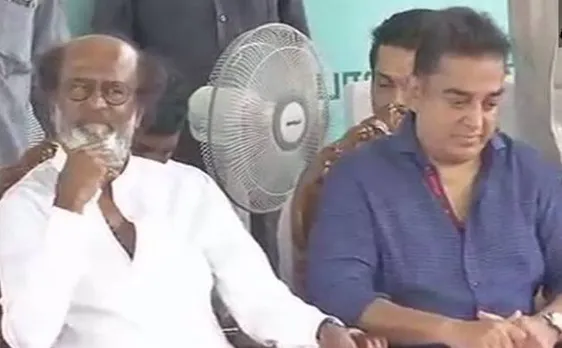 Rajinikanth, Kamal Haasan, O Pannerselvam interact in Chennai Ã¡mid speculations of both superstars' entry in politics