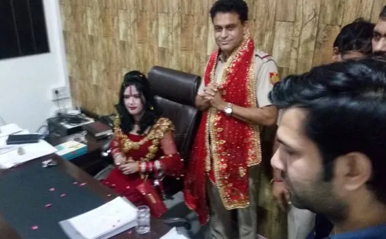 Delhi: Self-styled god woman Radhe Maa sits on SHO's chair at police station, probe ordered