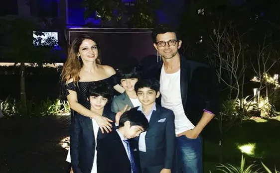 Hrithik Roshan and his sons turn up to support Suzanne Khanâ€™s â€˜The Charcoal Projectâ€™