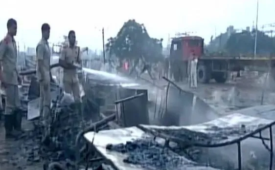 Fire breaks out in Odisha's Rourkela after short circuit in firecracker shop; 1 dead 3 injured