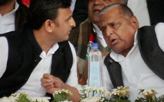 Mulayam, Akhilesh and Shivpal together in Saifai on Diwali