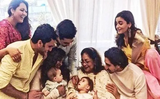 Alia, Varun, Sidharth celebrate five years of SOTY with KJo's little twin Yash and Roohi (see pics)